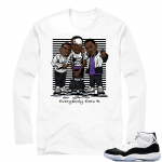 Jordan 11 Concord | Everybody Eats B | White Long Sleeve shirt