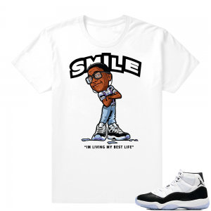 Concord 11 Jordan | Smile Erkel | White shirt