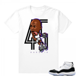 Concord 11 Jordan | MJ Toon | White shirt