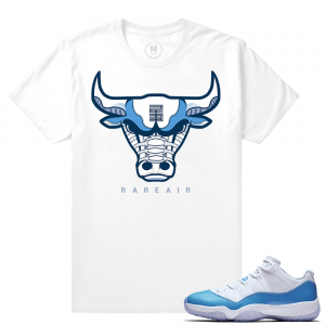 Match Jordan 11 UNC lows | Rare Air Bull 11s | White T shirt