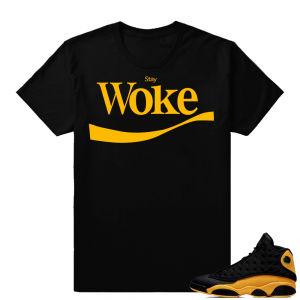 Match Air Jordan 13 shirt | Stay Woke | Black shirt