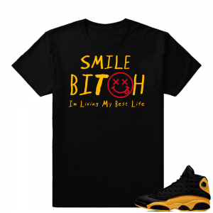 Match Air Jordan 13 Retro shirt | Living My Best Life | Black shirt