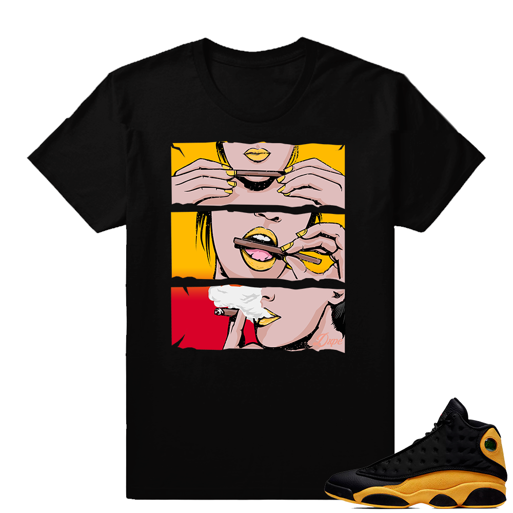 Match Air Jordan 13 retro shirt | Blunts | Black shirt