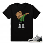 Match Jordan 3 Chlorophyll | Dabbin Polo Bear | Black shirt