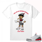 Air Jordan 3s Katrina Shirt  Sneakerhead Pinocchio White tee