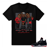 Jordan 4 Bred | Everybody Eats B | Black Shirt