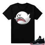 Jordan 4 Bred | Boo Shark | Black Shirt