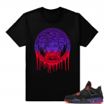 Air Jordan 4 Court Purple Raptors shirt  Medusa Drip  Black Tee