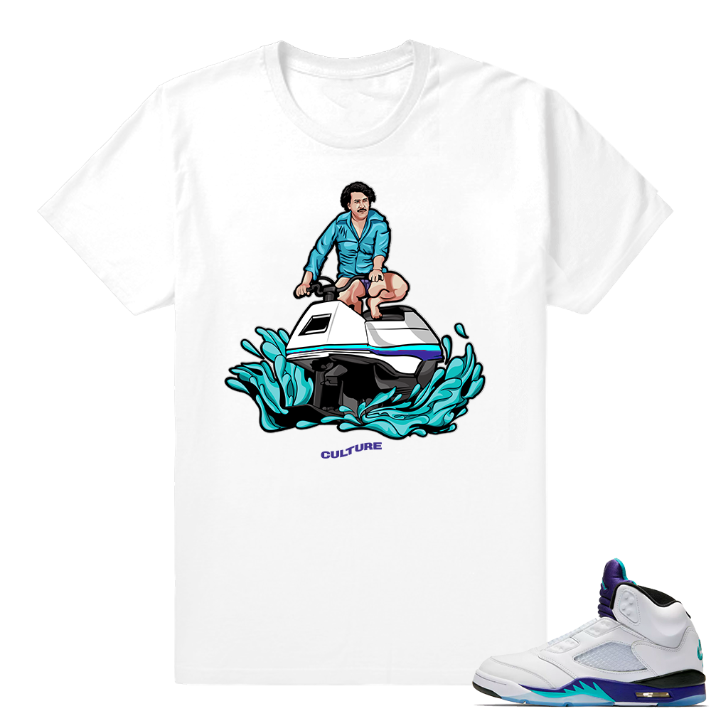 Grape 5s | Pablo Jetski | White shirt