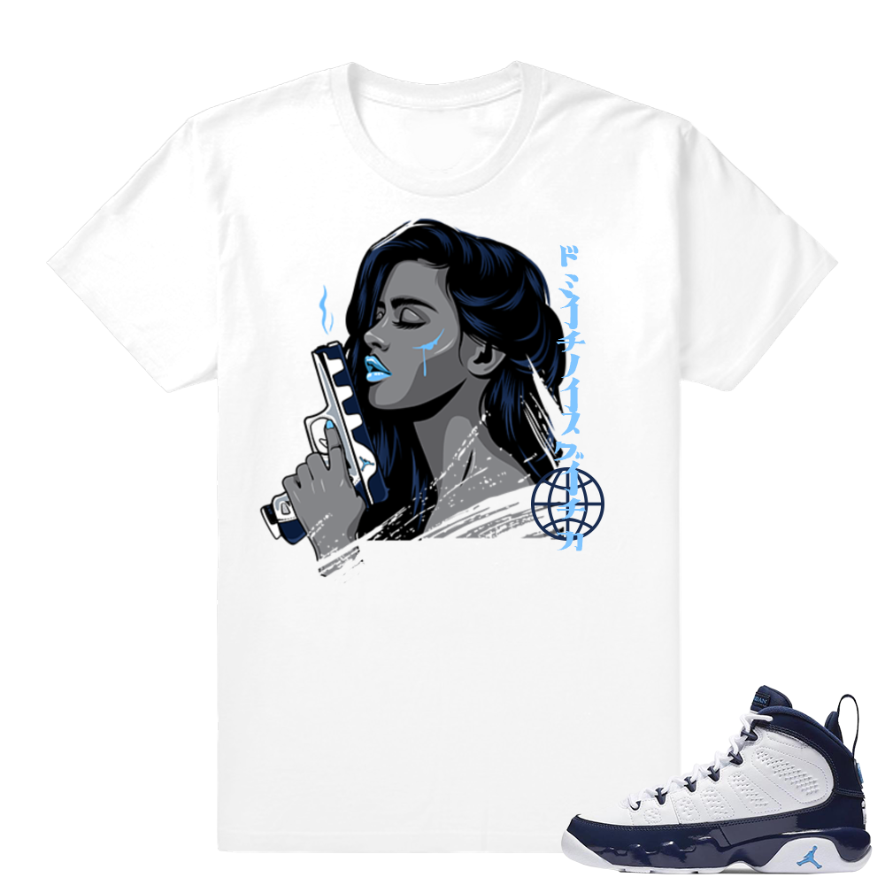 Jordan 9 UNC | Sneaker Heat | White shirt