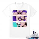 Air Jordan Retro 5 Fresh Prince shirt | Blunts | White shirt