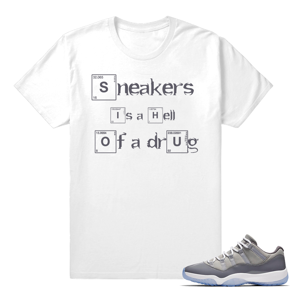 Air Jordan XI Shirts to Match  Sneakers is a Hell of a Drug  White tee