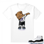 Concord 11 Jordan | Dabbin Bear | White shirt