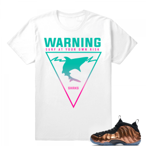 Air Max South beach shirt match  Surf Warning White tee