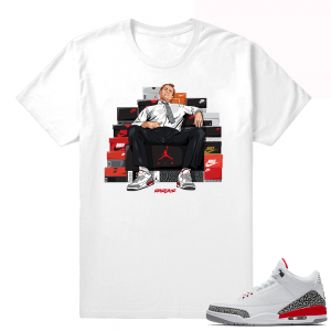 Albundy Katrina 3s matching shirt  Shoe Connect  White tee