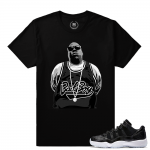 Match Air Jordan 11 Barons | Bad Boy Jersey | Black T shirt