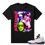 Bel-Air 5s Alternate shirts - Black - Aaliyah Vintage Rap