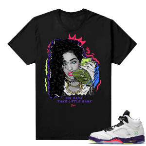 Bel-Air 5s Alternate shirts - Black -Big Bank