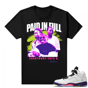 Bel-Air 5s Alternate shirts - Black - Paid In Full Vintage Movie