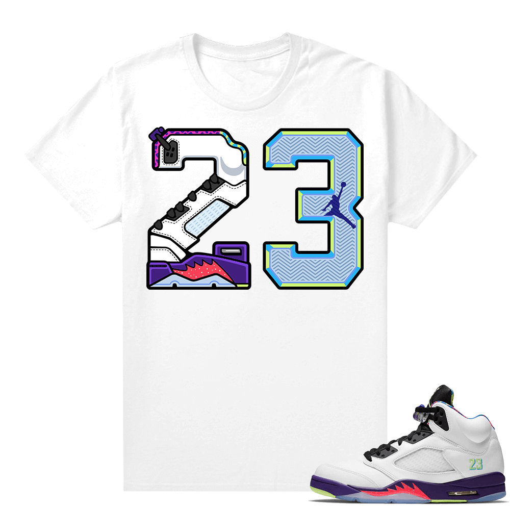 Bel-Air 5s Alternate shirts - White - 23