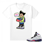 Bel-Air 5s Alternate shirts - White - More Shoe Money