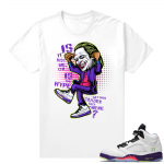 Bel-Air 5s Alternate shirts - White - Crazy Hype