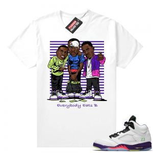 Bel-Air 5s Alternate shirts - White - Everybody Eats B