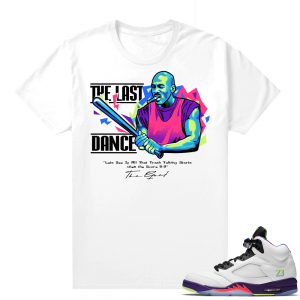 Bel-Air 5s Alternate shirts - White - The Last Dance Goat Talk