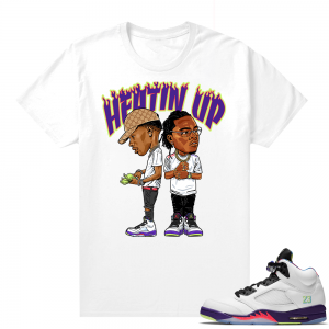 Bel-Air 5s Alternate shirts - White - Heatin Up