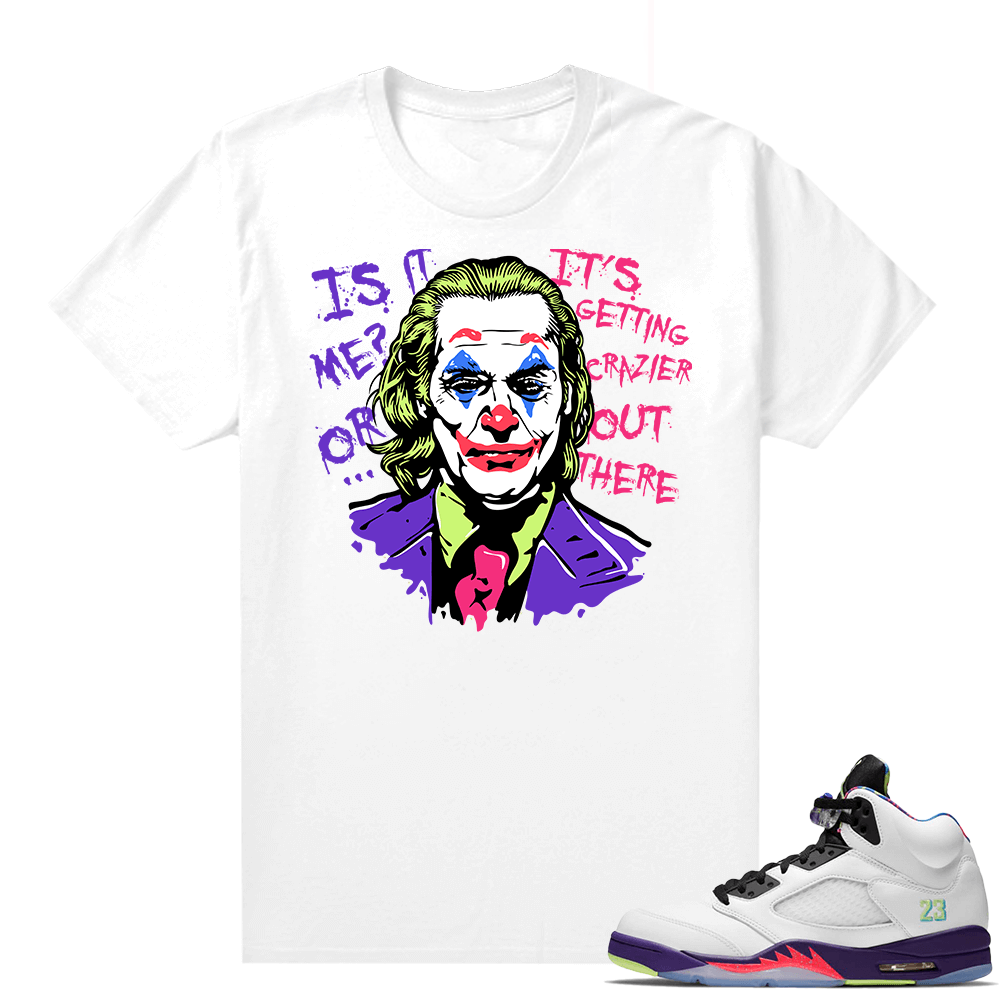 Bel-Air 5s Alternate shirts - White - Joker