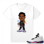 Bel-Air 5s Alternate shirts - White - Kodak Glee