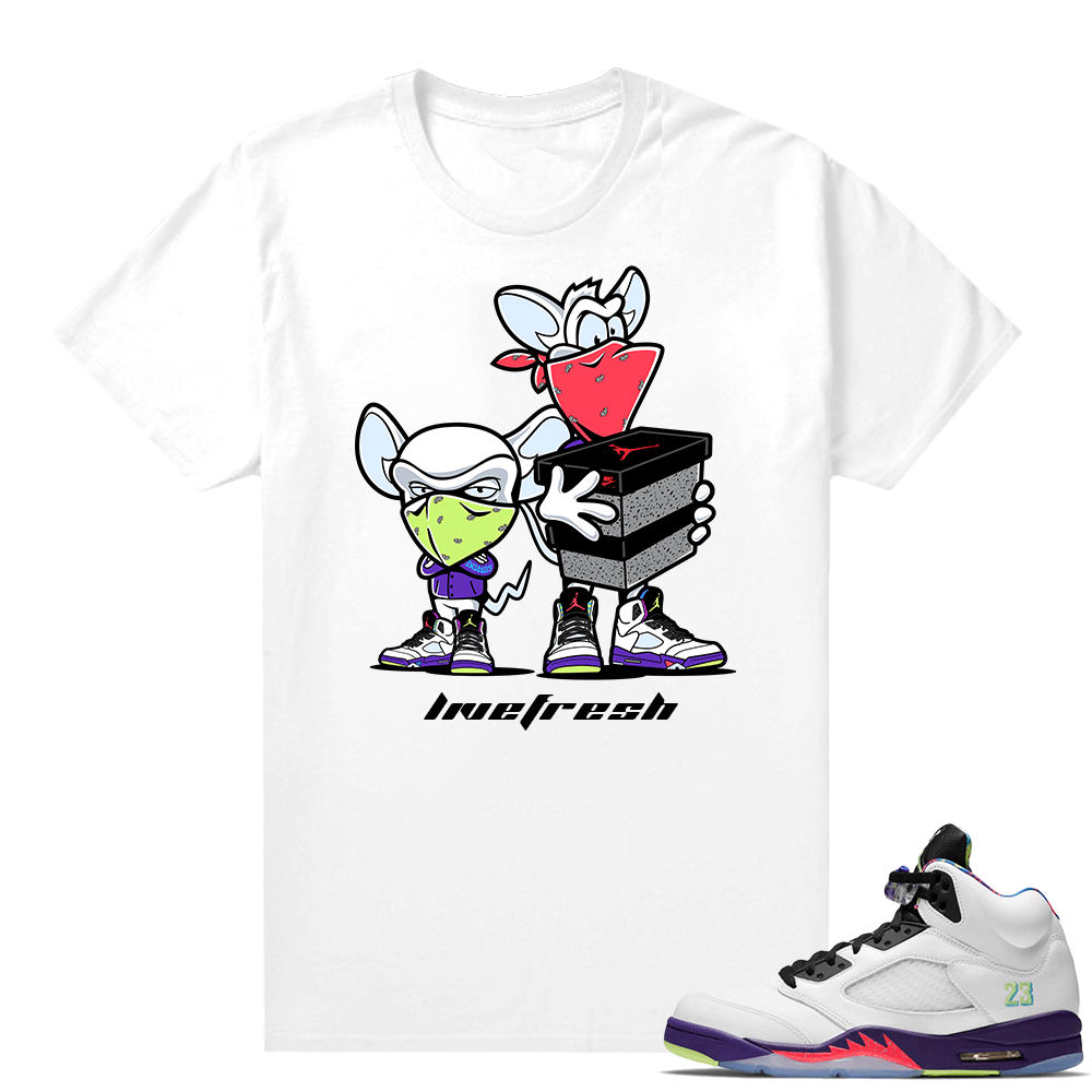 Bel-Air 5s Alternate shirts - White - Sneaker Heist