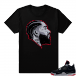 Jordan 4 Bred | PROLIFIC | Black Shirt