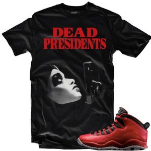 Bulls over Broadway 10s matching sneaker tees shirts |Dead Presidents Tee BLACK | Streetwear Online