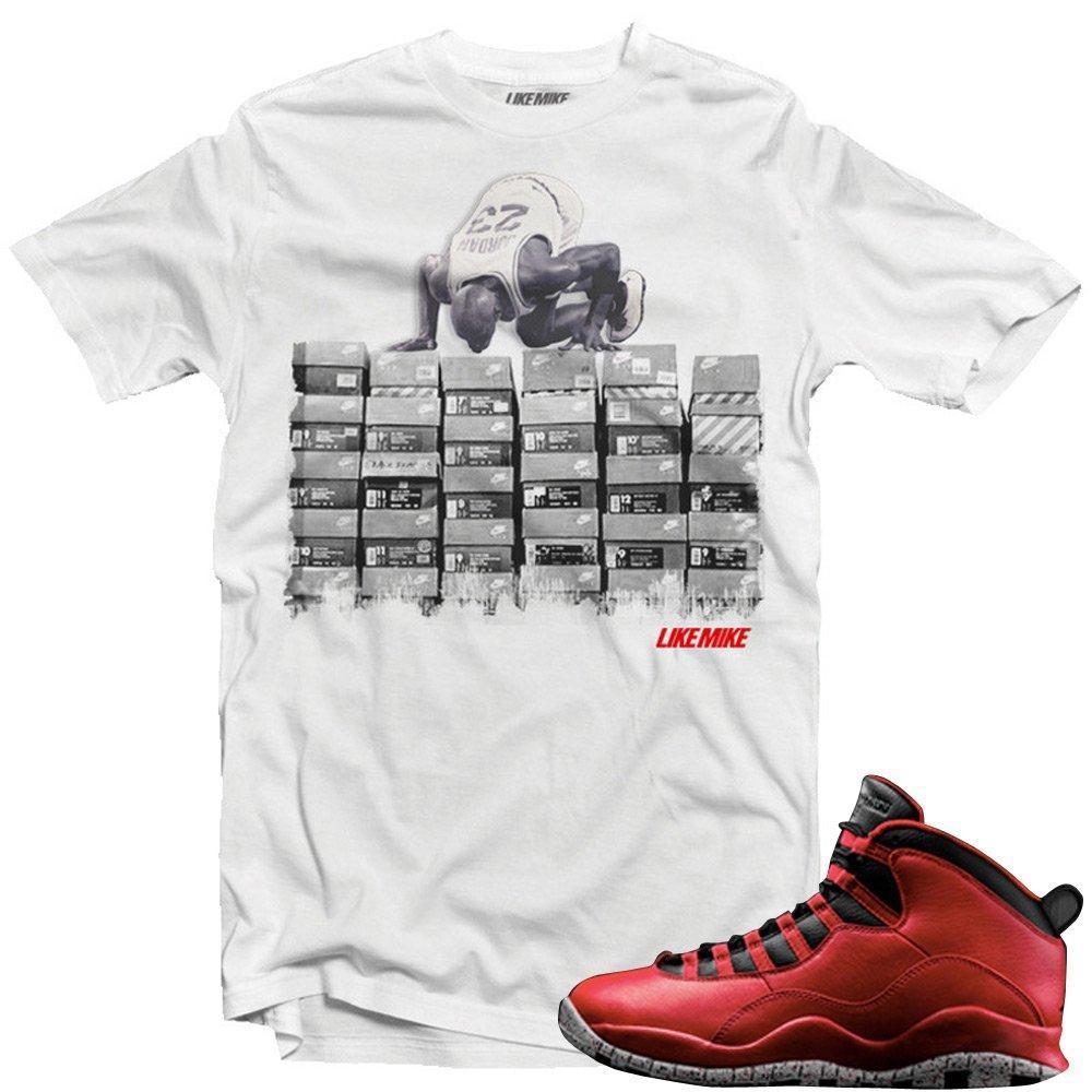 Bulls over Broadway 10s matching sneaker tees shirts |Love Kicks sneaker Tee White | Streetwear Online