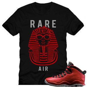 Bulls over Broadway 10s matching sneaker tees shirts |Pharaoh sneaker Tee BLACK | Streetwear Online