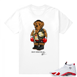 Candy Cane 14s | Tyson bear | White Shirt