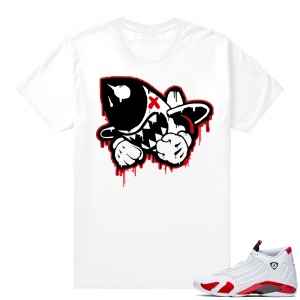 Candy Cane 14s | Bruiser Drip | White Shirt