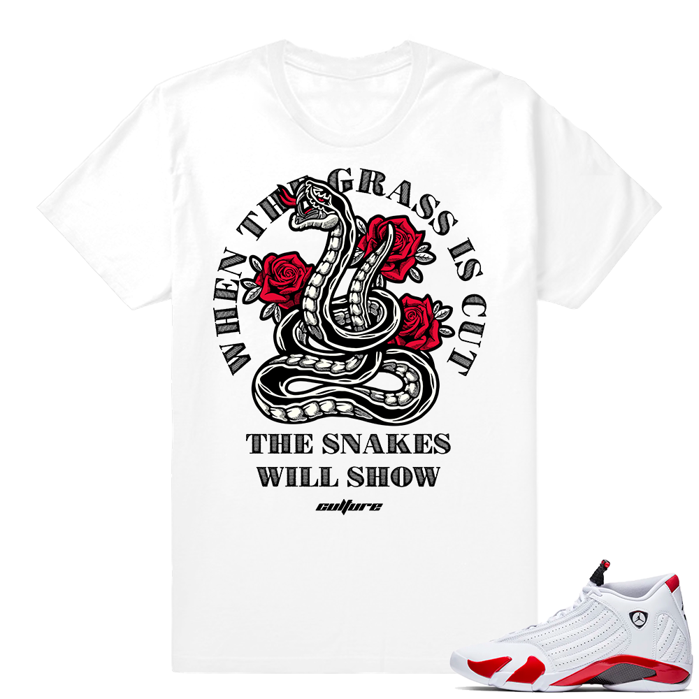 Candy Cane 14s | Grass Cut | White Shirt