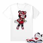 Carmine 6 Shirt Match White Fly Bear