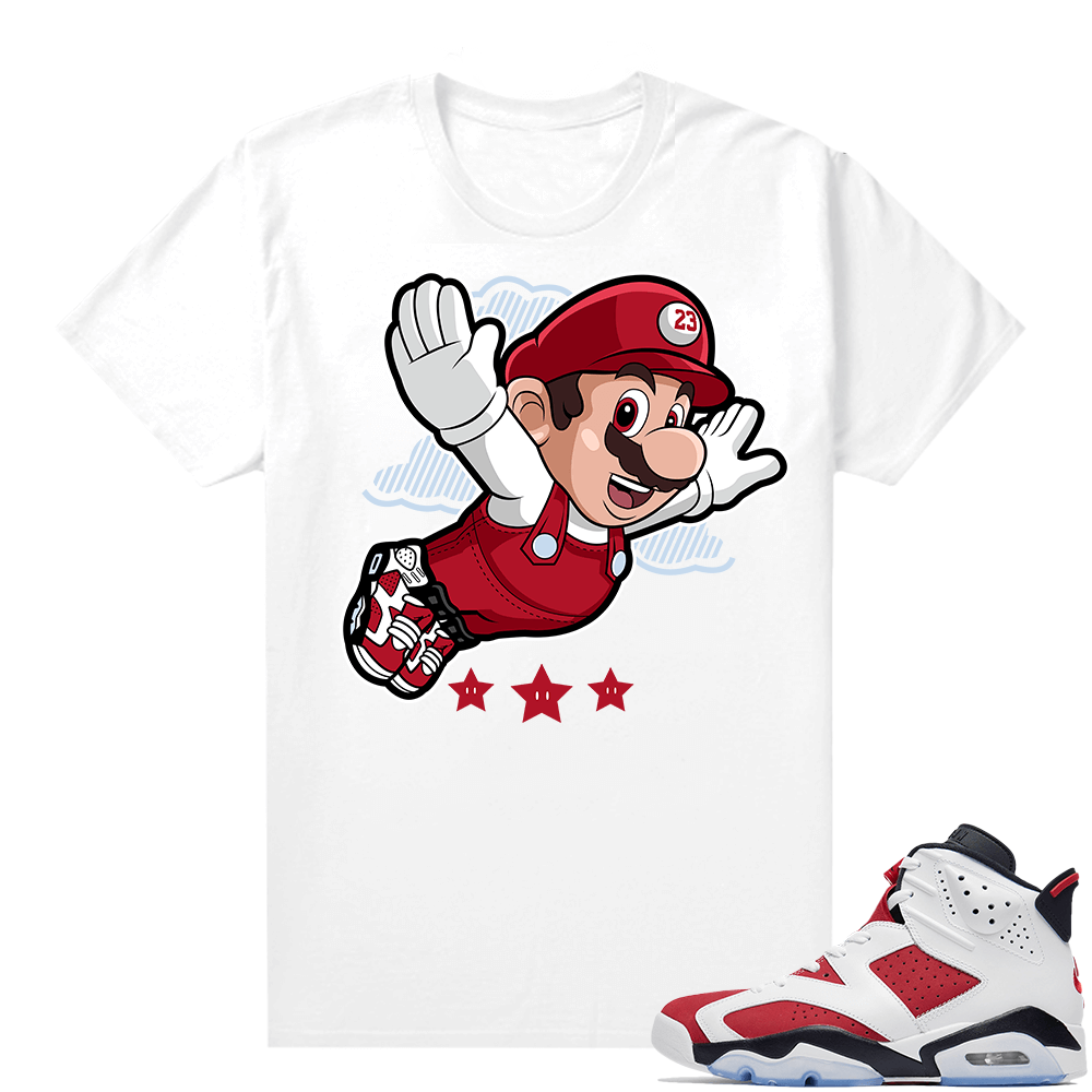 Carmine 6 Shirt Match White Mario Fly