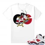 Carmine 6 Shirt Match White OG Carmines