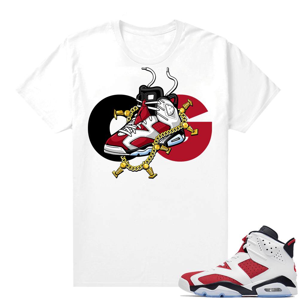 Carmine 6 Shirt Match White OG Carmines