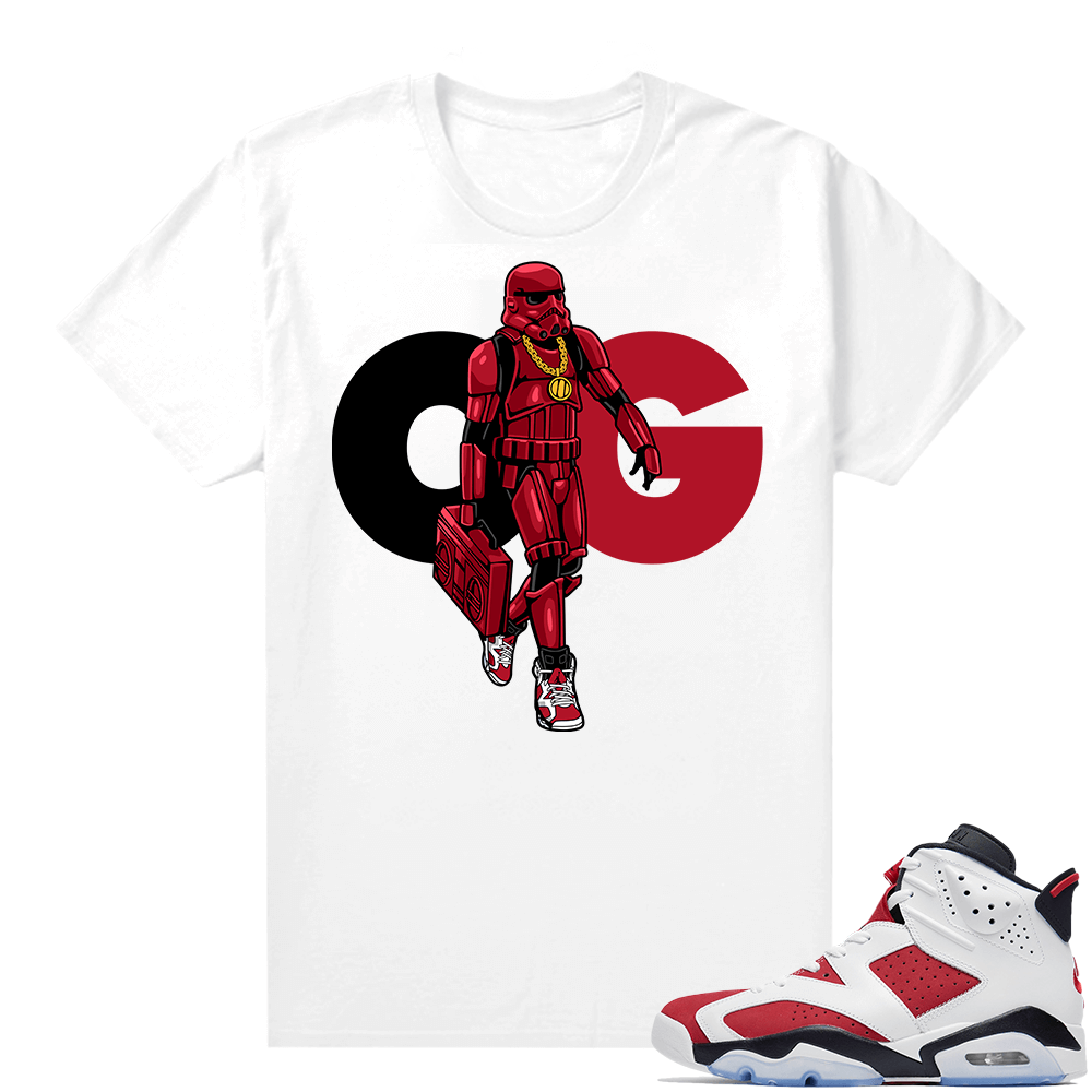 Carmine 6 Shirt Match White OG Trooper