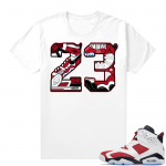 Carmine 6 T Shirt Match White 23 Mashup