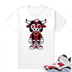 Carmine 6 T Shirt Match White Bull Toon