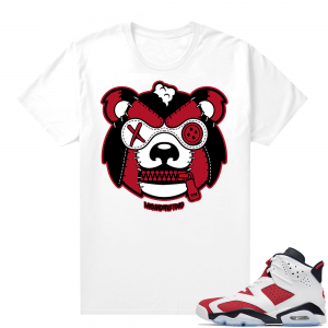 Carmine 6 T Shirt Match White  Grizzly