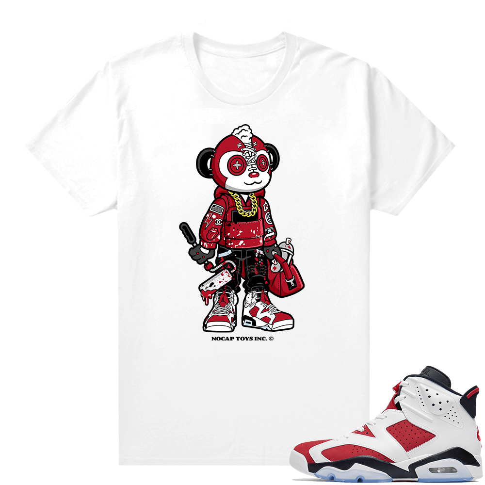 Carmine 6 T Shirt Match White No Cap Toys Art Monkey