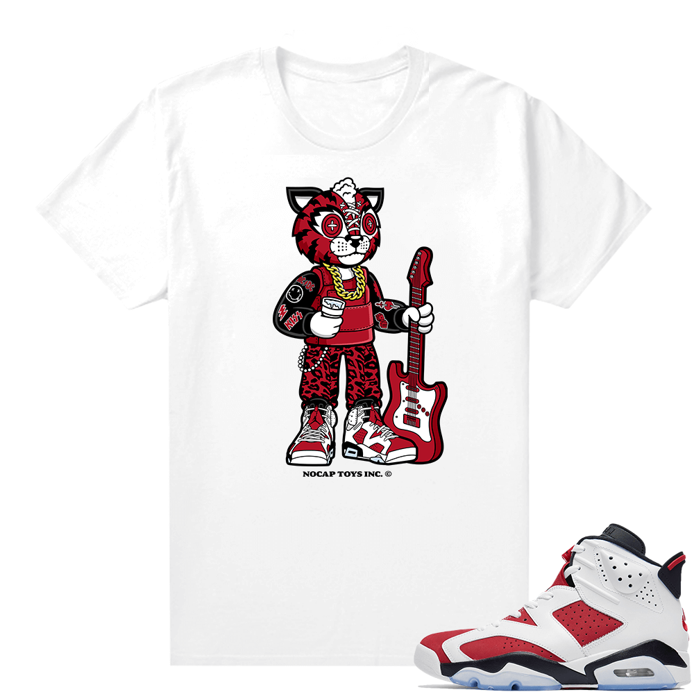 Carmine 6 T Shirt Match White No Cap Toys Rockstar Bobcat