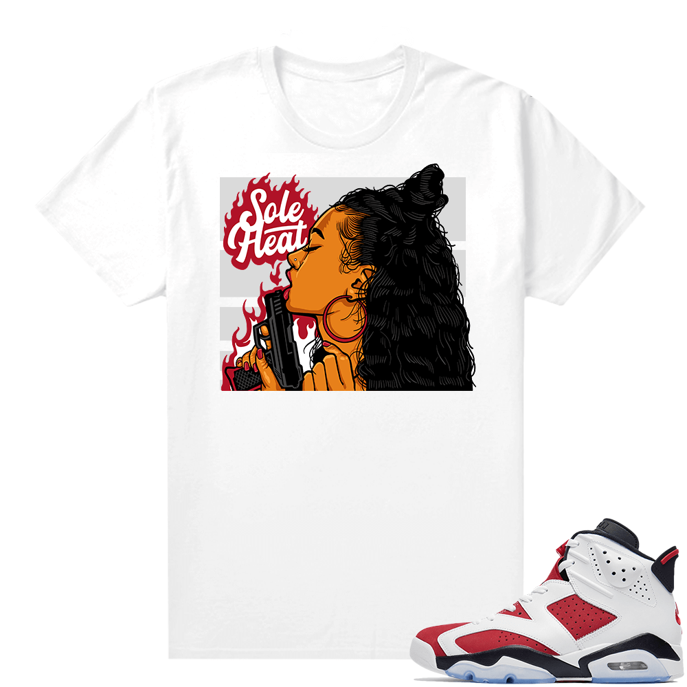 Carmine 6 T Shirt Match White Sole Heat